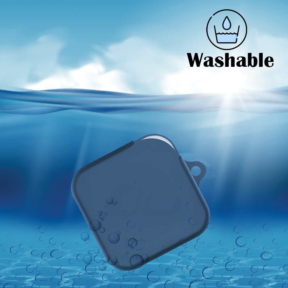 DeepZstore Silicone Case Cover for CMF By Nothing Buds2a -Blue Color