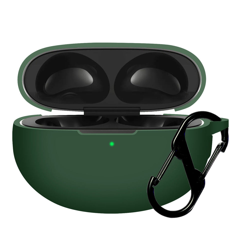 DeepZstore Silicone Case Cover for Realme Buds Air5/ Air6 - Green Colour