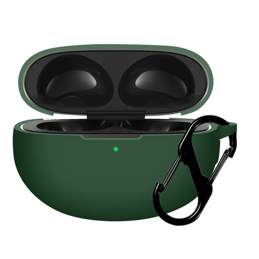 DeepZstore Silicone Case Cover for Realme Buds Air5/ Air6 - Green Colour