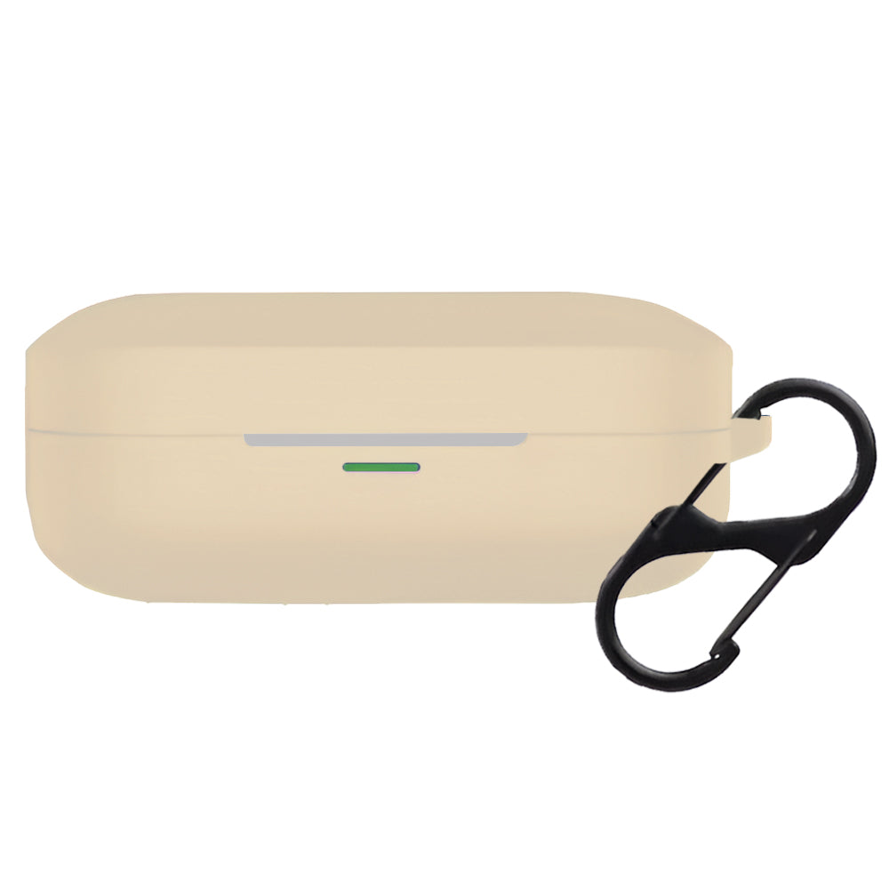 DeepZstore Silicone Case Cove for Realme Buds Air7 - Beige Colour