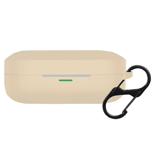 DeepZstore Silicone Case Cove for Realme Buds Air7 - Beige Colour