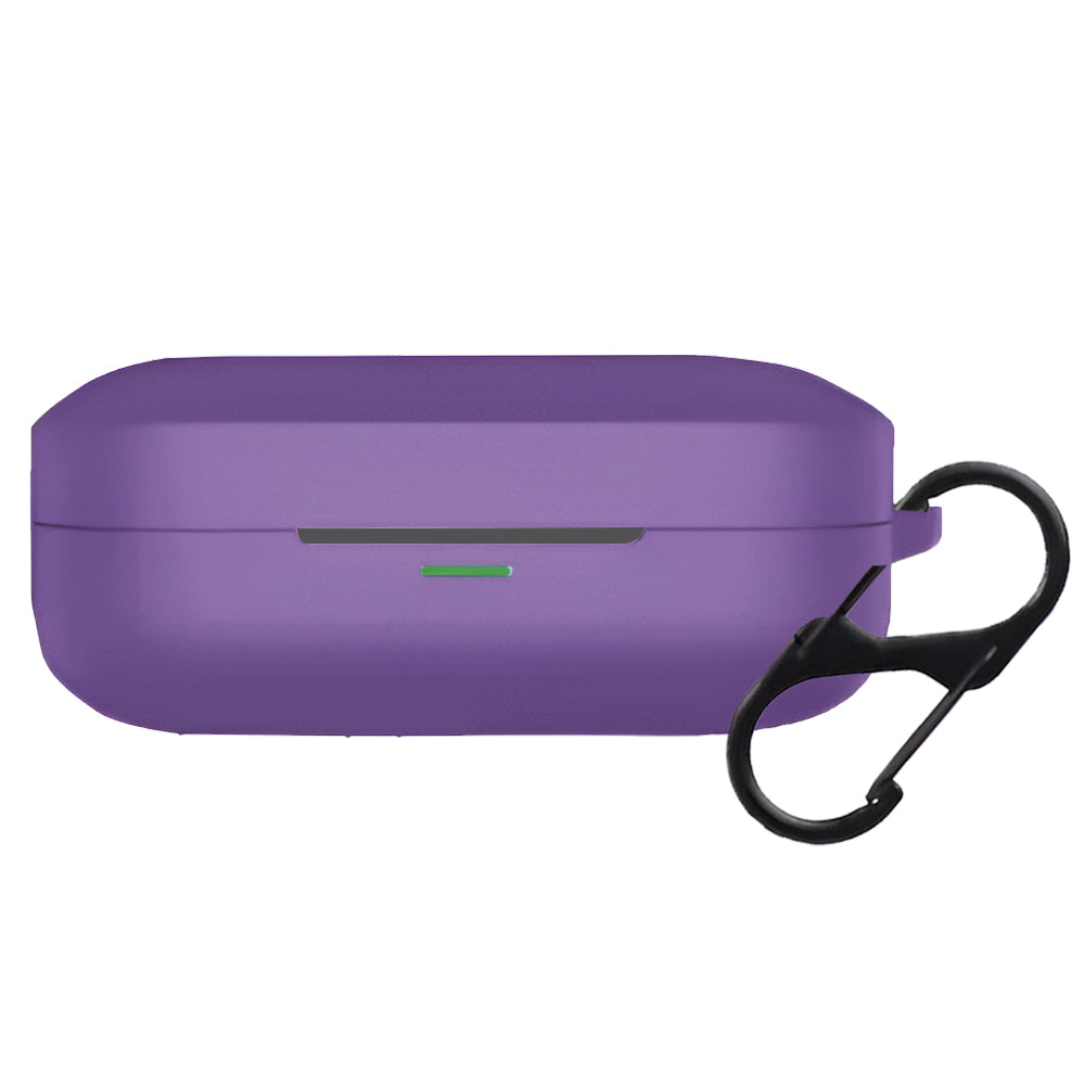 DeepZstore Silicone Case Cover for Realme Buds Air7 / Air7 Pro -Purple Color