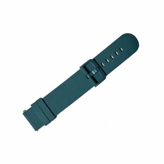 DeepZstore 22mm Silicone Watch Strap - Teal Green
