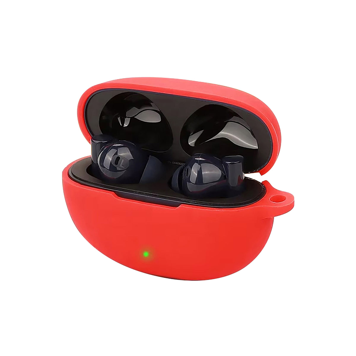 DeepZstore Silicone Case Cover for Realme Buds Air5/ Air6 -Red Color