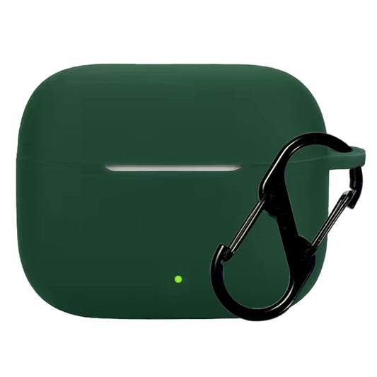 DeepZstore Silicone Case Cover for Oppo Enco 3 Pro -Dark Green Color