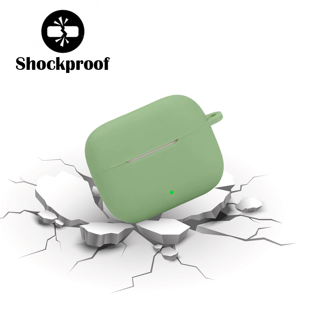DeepZstore Silicone Case Cover for Oppo Enco 3 Pro -Matcha Green  Color