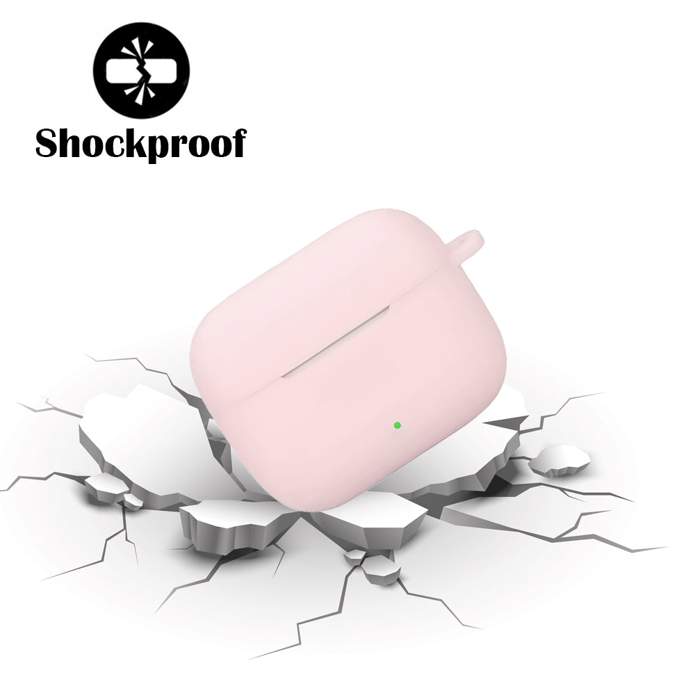 DeepZstore Silicone Case Cover for Oppo Enco 3 Pro - Pink Color