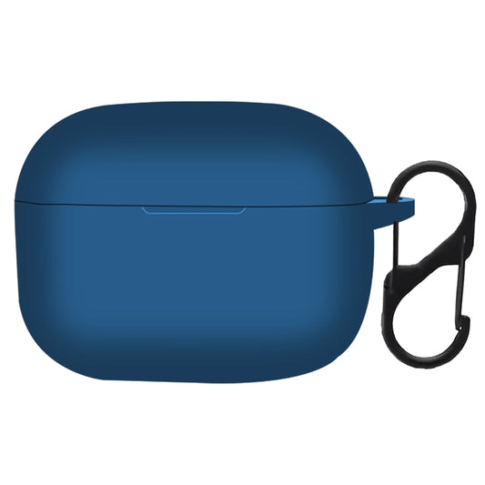 DeepZstore Silicone Case Cover for Realme Buds T300  - Blue Color