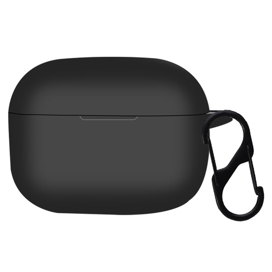 DeepZstore Silicone Case Cover for Realme Buds T300 - Black Color