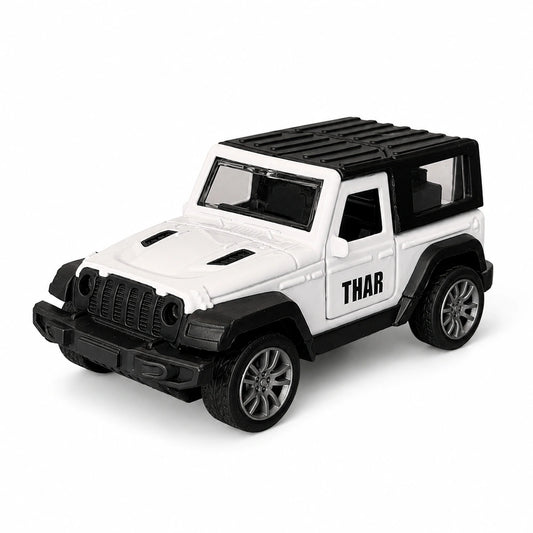 Thar Die-Cast Metal Pull-Back Toy Car – 10 cm Miniature SUV with Openable Doors | DeepZstore