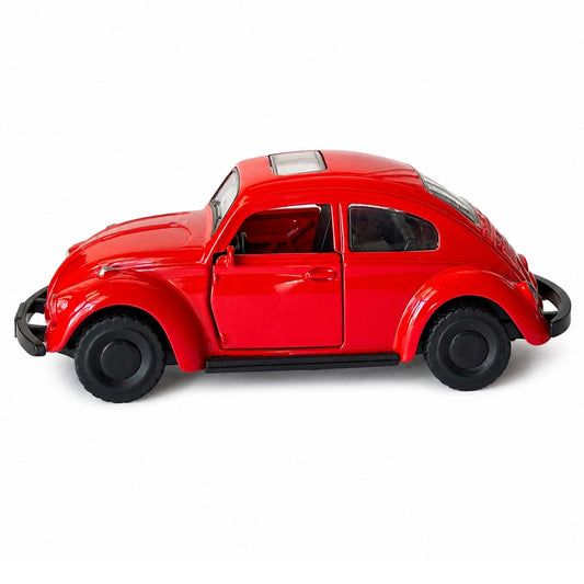 Classic Beetle-Inspired Die-Cast Metal Toy Car – Red | DeepZstore